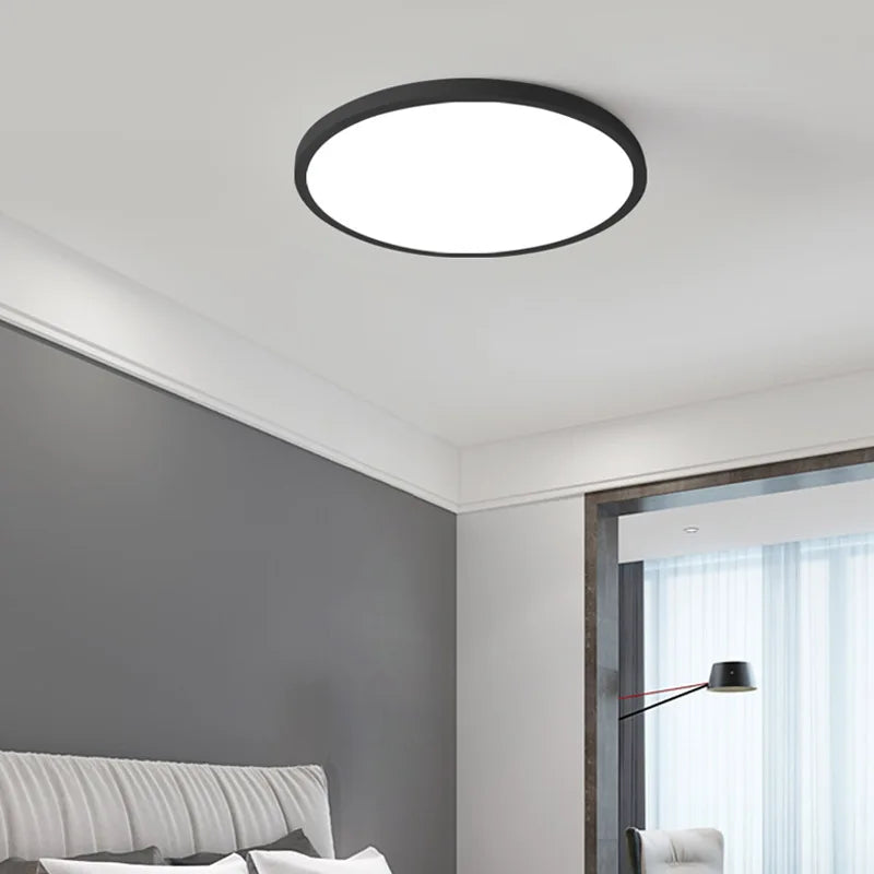 LED Round Ceiling Light Kitchen Living Room Bedroom Modern Thin Bathroom Lamp