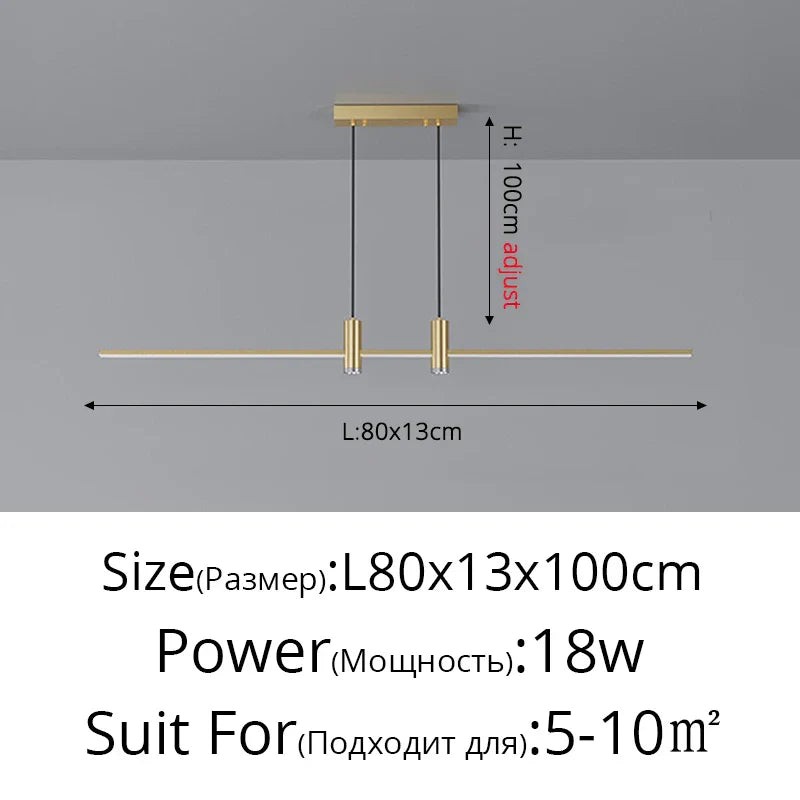 Modern LED Pendant Lights Dining Room Bar Counter Chandelier