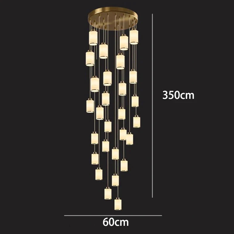 Modern LED Pendant Light Chandeliers for Living Room Staircase Decor