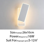 Rotatable Wall Lamp: Modern Minimalist Bedroom Sconce for Living Room, Aisle, Hotel