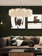 Crystal Chandelier Pendant Light, Elegant Hanging Lamp Fixture