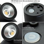 LED Wall Sconce: Aluminum Creative Indoor Outdoor Lamp for Living Room Bathroom