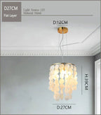 Nordic Shell Wind Chime Chandelier LED Pendant Light