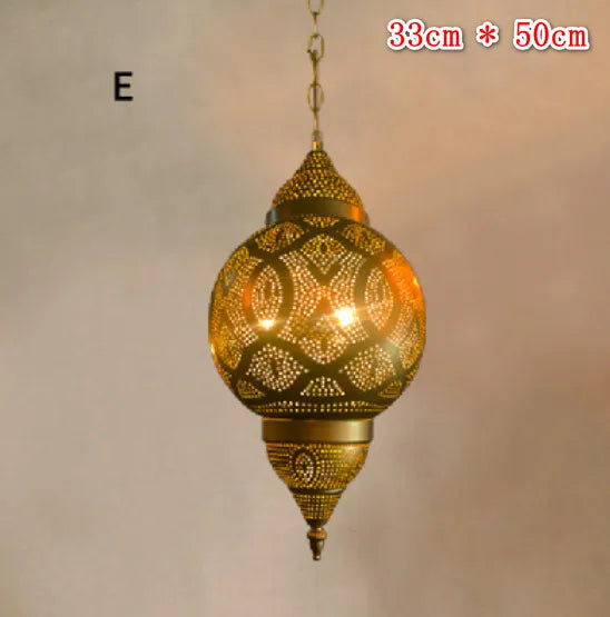 Turkish Pendant Lamp: LED Morocco Lighting for Restaurant, Bar, and Hallway