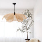 Flower Rattan Pendant Lights Chandelier - Nordic Style Home Decor Lamp