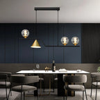 Linear Hanging Lamp Minimalist Chandelier Modern Nordic Dining Table Lantern