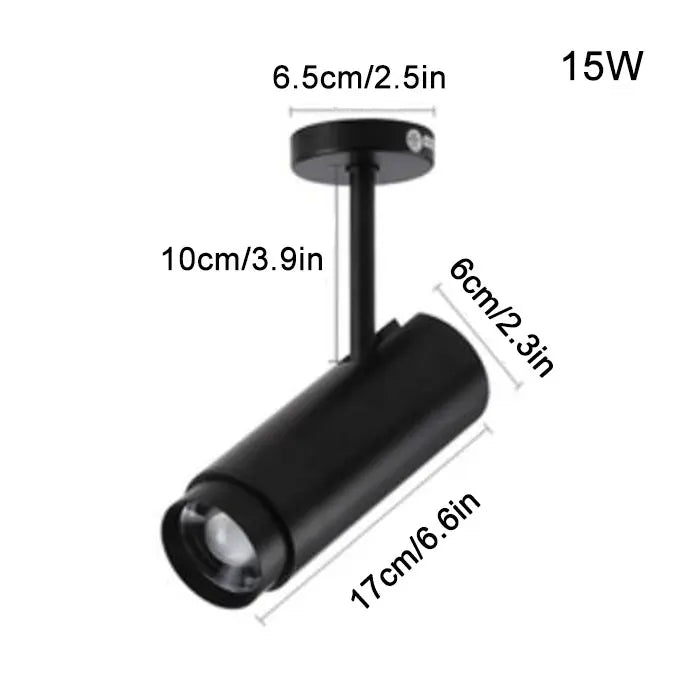 Adjustable Beam Ceiling Spotlight for Store Office Bar Accent Lighting