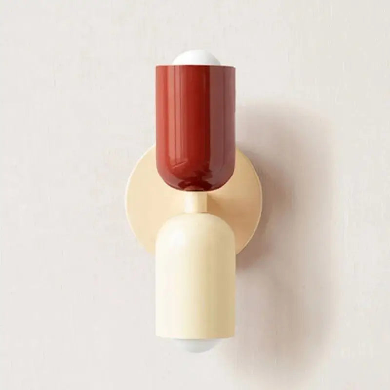 Modern Macaron Colorful Wall Lamp Fixture for Living, Dining, Bedroom & Bedside