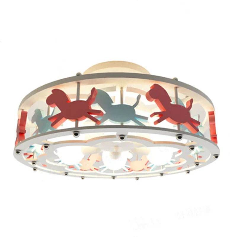 Trojan Kids Ceiling Lamp: Modern, Simple, Warm, Creative for Bedrooms & Corridors.