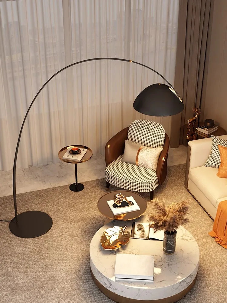 Vertical LED Floor Lamp Modern Minimalist Living Room Bedroom Lighting