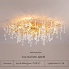 Elegant Gold Crystal Chandelier for Modern Luxury Living Spaces