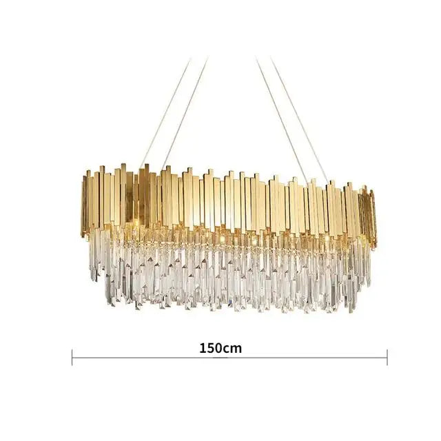 European Style Crystal Chandelier for Elegant Dining Room and Bedroom Lighting