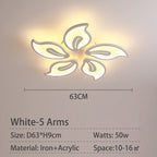 Modern LED Ceiling Light for Living Room, Bedroom, Study Room - Acrylic Chandelier Lamp Fixtures