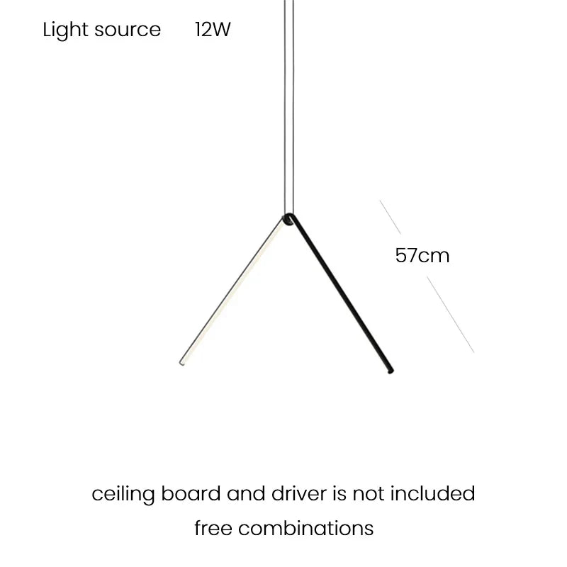 Minimalistic Pendant Light - Designer Ring Lamp for Office, Living Room, Bedroom