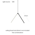 Minimalistic Pendant Light - Designer Ring Lamp for Office, Living Room, Bedroom