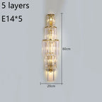 Crystal Wall Lamp: Elegant Lighting for Luxury Hotel, Club, Villa, Living Room, Office, Banquet