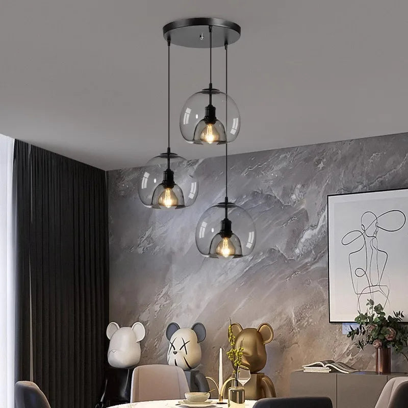 Modern Dine Room Pendant Lights LED Chandelier Ceiling Lamp Interior Lighting