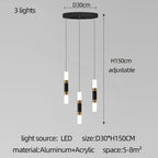 Nordic LED Ceiling Chandelier for Home Decor - Modern Lighting Fixture for Living Room