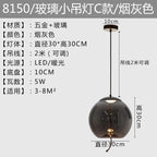 BROKIS Knot Glass Pendant Chandelier Luminaria Deco Bedside Lamp