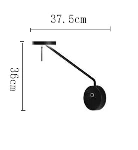 Rotatable Arm LED Chandelier: Minimalist Nordic Design for Living/Dining/Hall Light