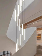 Acrylic Stair Pendant Lights for Modern Villa Decor - Duplex Loft LED Chandelier