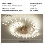 Modern LED Ceiling Chandelier for Home Lighting and Bedroom Luster