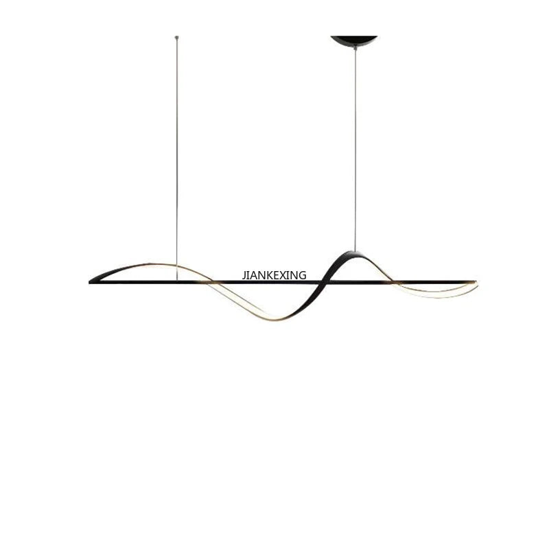 Minimalist Strip LED Pendant Lights for Living Room Dining Room Kitchen Decor