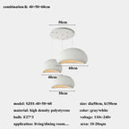 Wabi-sabi Pendant Light for Home Decor, Modern Chandelier for Living Room, Bedroom, Dining Area