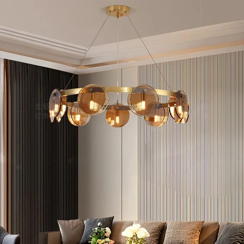 Modern LED Pendant Chandeliers for Home Decor Living and Dining Room Lighting