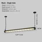Long Bar Restaurant Pendant Light: Industrial Style for Coffee Shop and Office