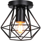 Vintage Industrial Wood Ceiling Lights Retro Loft Plafonniers for Home Decor