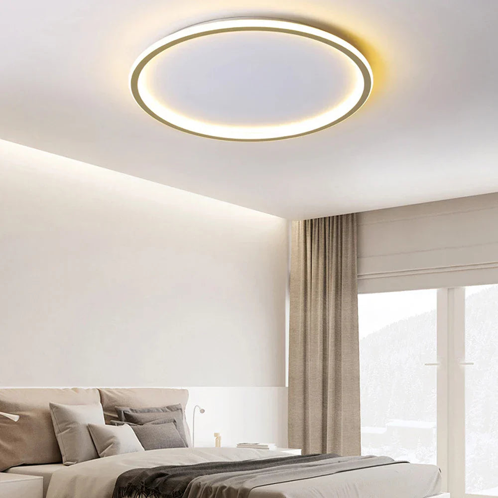Round Nordic LED Ceiling Lamp for Modern Indoor Lighting