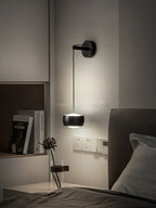Copper Adjustable LED Wall Lamp for Bedroom Reading