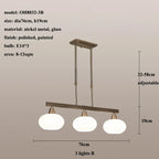 Modern Nickel LED Chandelier Light for Living, Dining, Bedroom - Luminaire