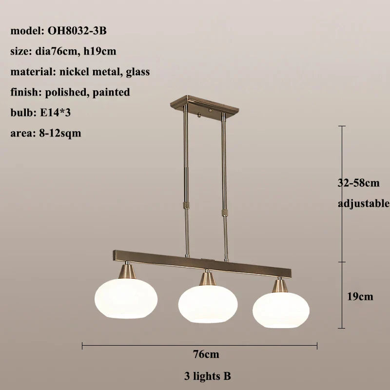 Modern Nickel LED Chandelier Light for Living, Dining, Bedroom - Luminaire
