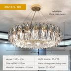 Crystal Atmosphere Chandelier: Modern Luxury for Living Room, Dining Room, Bedroom