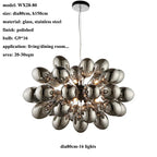 Elegant Grape Glass Chandelier for Luxury Home Decoration