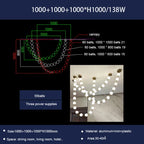 Pear Necklace Chandelier: Luxury Pendant Light Fixture for Living & Dining Rooms