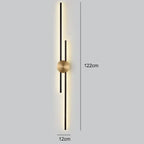 Minimalist Copper Wall Light for Bedroom and Living Room