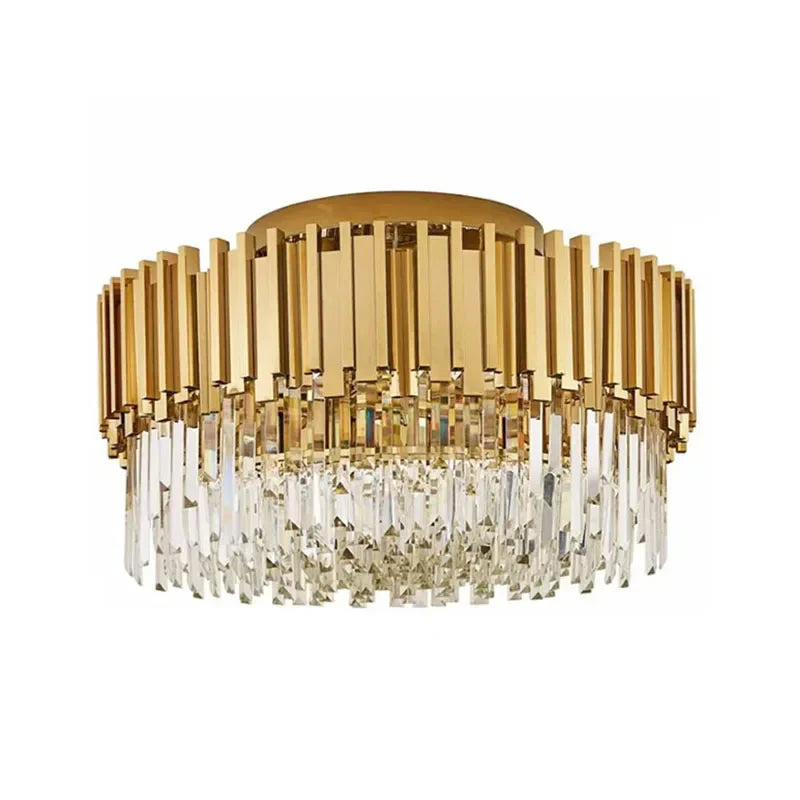 Nordic Modern Crystal Ceiling Chandelier LED Lights for Luxury Home Decor