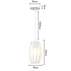 Retro Industrial Pendant Light: Modern Loft Hanging Lamp for Home Decor and Ceiling Lighting