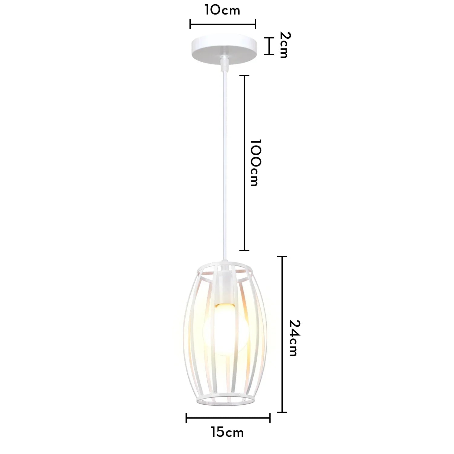 Retro Industrial Pendant Light: Modern Loft Hanging Lamp for Home Decor and Ceiling Lighting