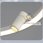 Black Round Combination Chandelier Pendant Light for Home Decor and Kitchen