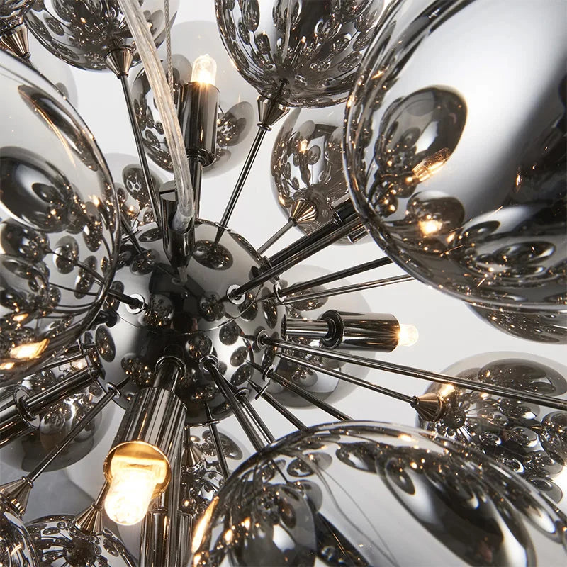Elegant Grape Glass Chandelier for Luxury Home Decoration