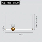 Modern Wand LED Pendant Light for Bedside Living Room, Hotel Hall Decor