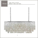 Modern Scandinavian Shell Chandelier for Dining & Living Room