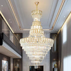 Elegant Crystal Chandelier for Luxury Living Room Decor