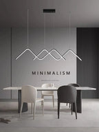 Geometric LED Pendant Lights Modern Minimalist Chandelier Lighting