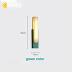 19.6＂LED Marble Wall Sconce - Modern Indoor Bedside Lighting for Living Room