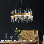 K9 Luxury Pendant Chandelier, LED Indoor Lighting for Kitchen, Living Room, Bedroom